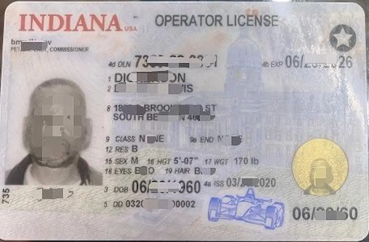 Indiana IN ID HD details