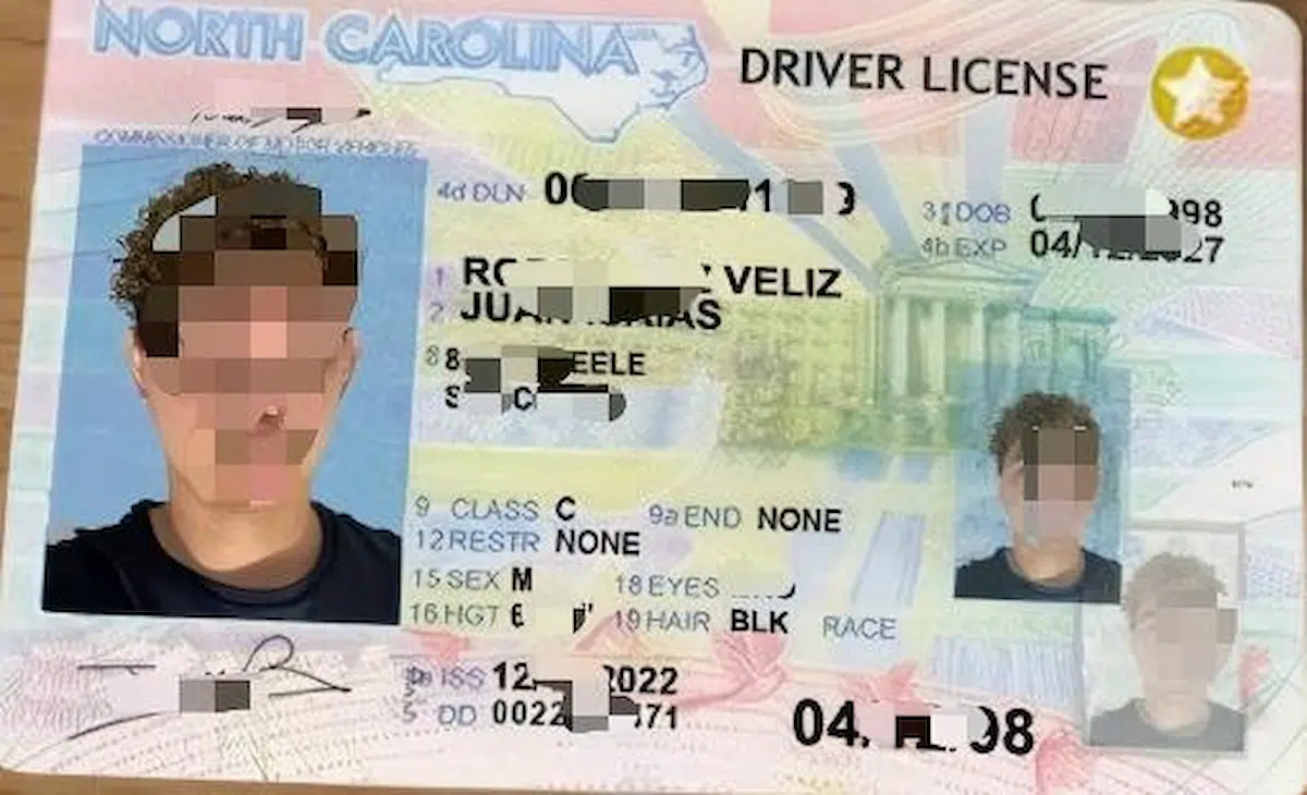 North Carolina NC ID security showcase